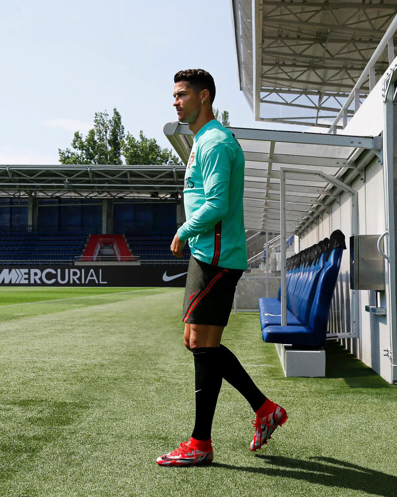 Cristiano Ronaldo's brand new football boots