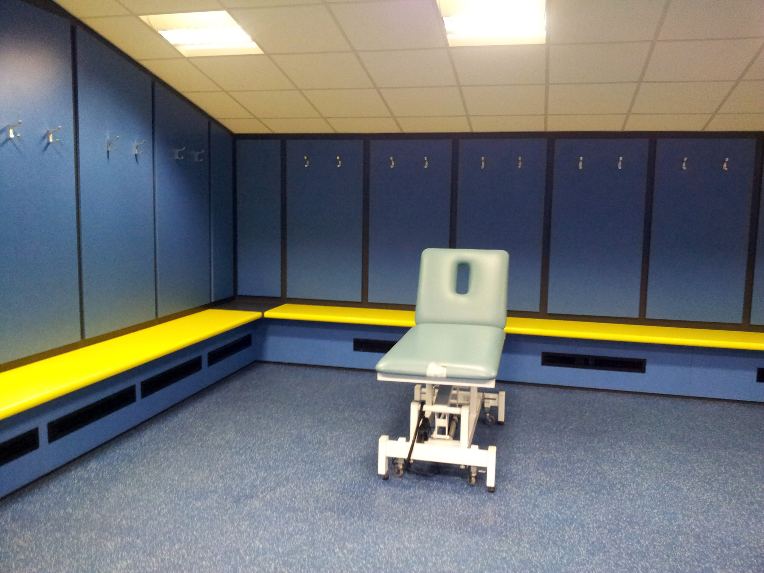 Image of football changing rooms
