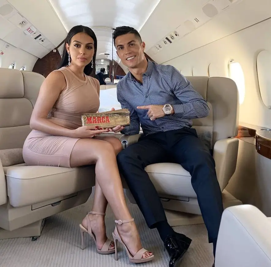 Model girlfriend Georgina Rodriguez with Cristiano Ronaldo